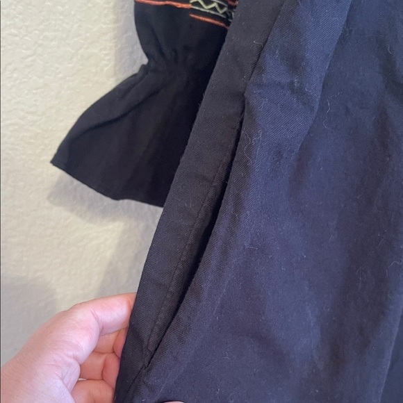 Free People Black Floral Embroidered Dress - Picture 7 of 8